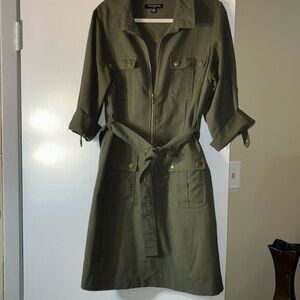 SHARANGANO Green Cargo Dress size 14